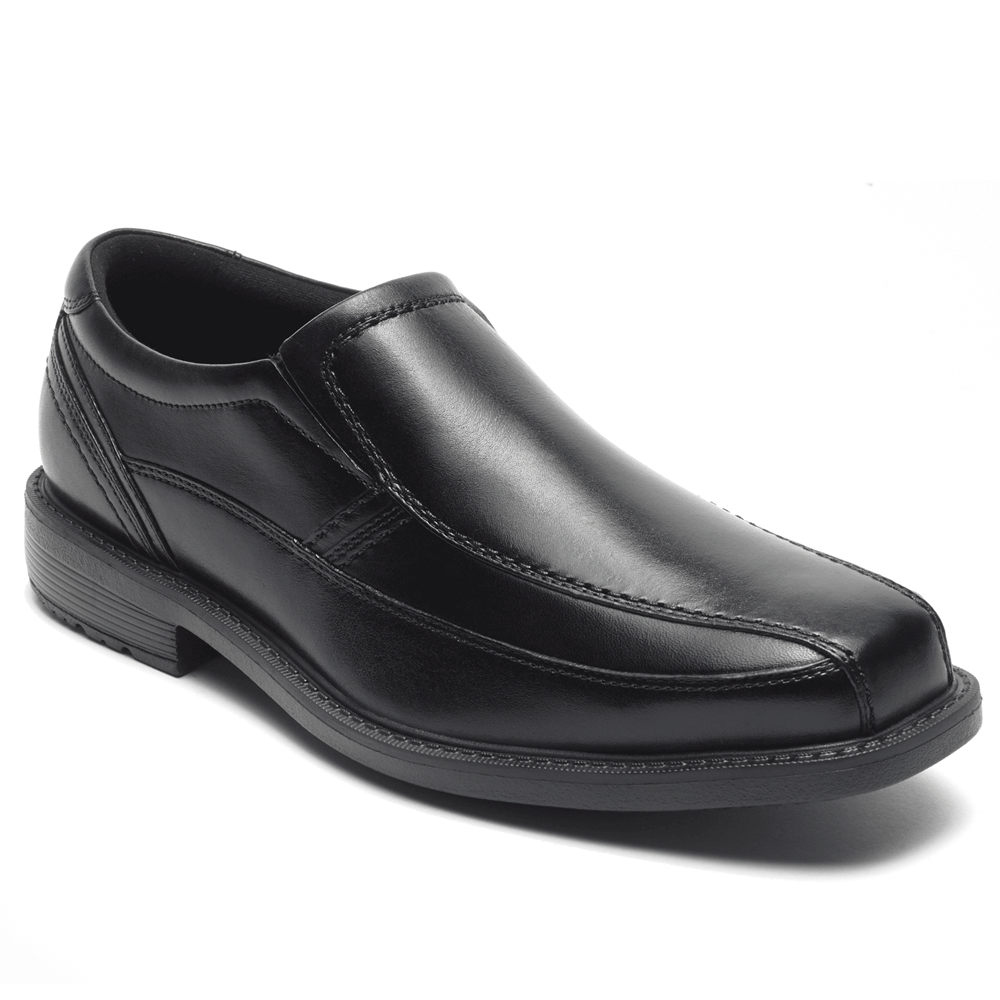 Slip-Ons Rockport Hombre Mexico - Style Leader 2 Bike Toe Negros - FURWE6258